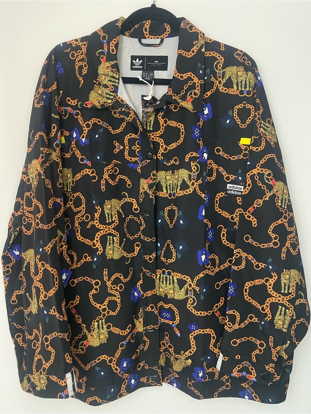 Adidas x HER Studio London Chain & Leopard Print Jacket